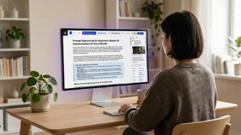 Contentosapp Studio draft delivered directly into WordPress editor — no copy-paste required