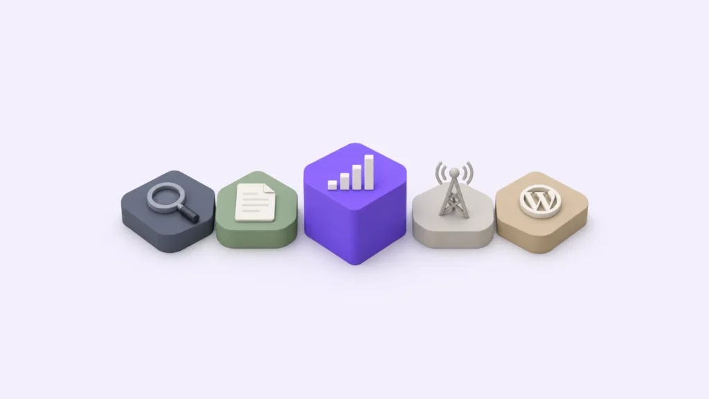 Isometric 3D workflow pipeline map comparing Writesonic alternatives across five content production stages